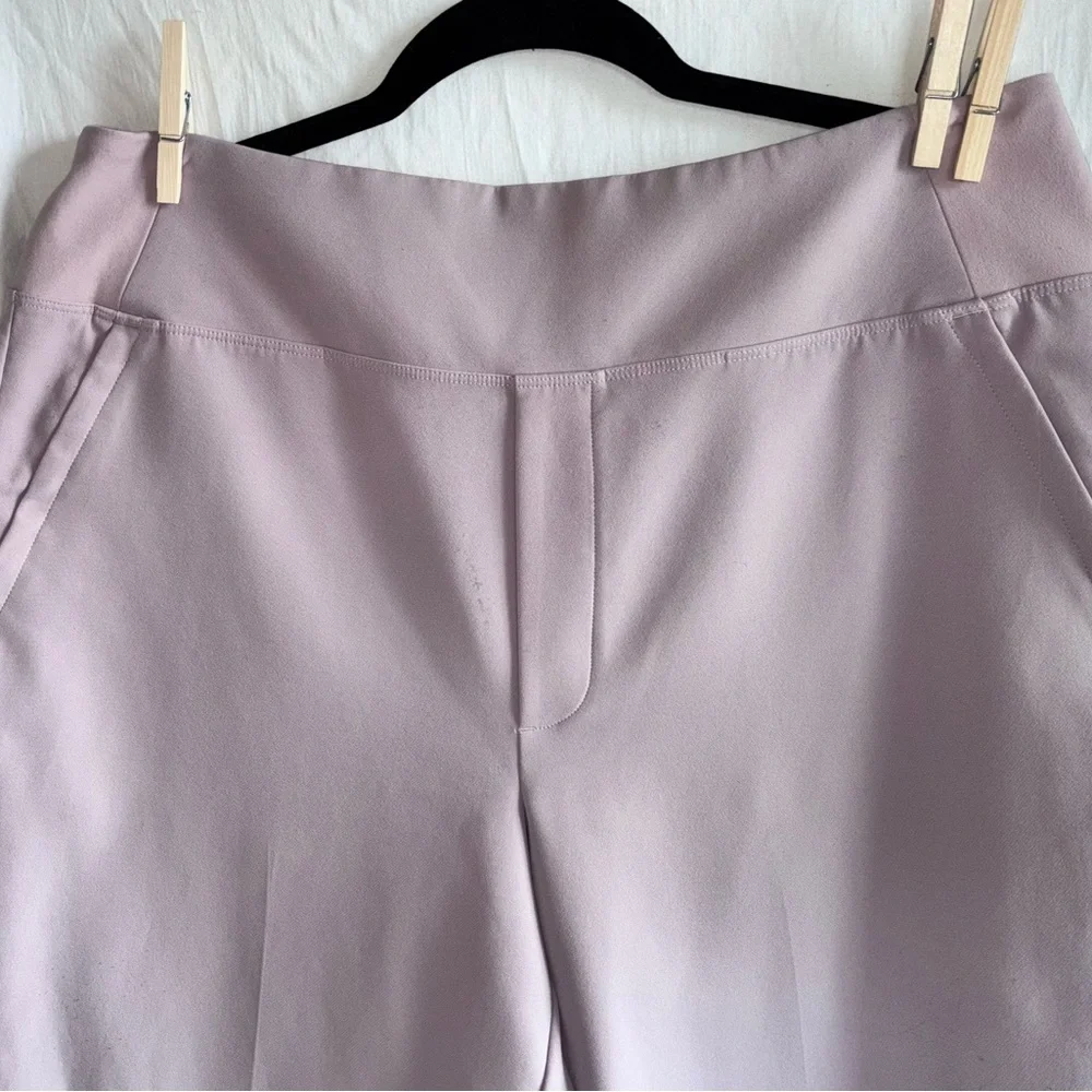 Athleta Women's Endless High Rise pale lavender Pants size 12 - Picture 5 of 16